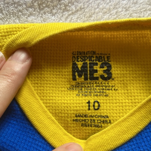 ⭐️5/$15 DESPICABLE ME 3: L/S + Pants PJ’s- Size Boys 10 - Picture 2 of 3